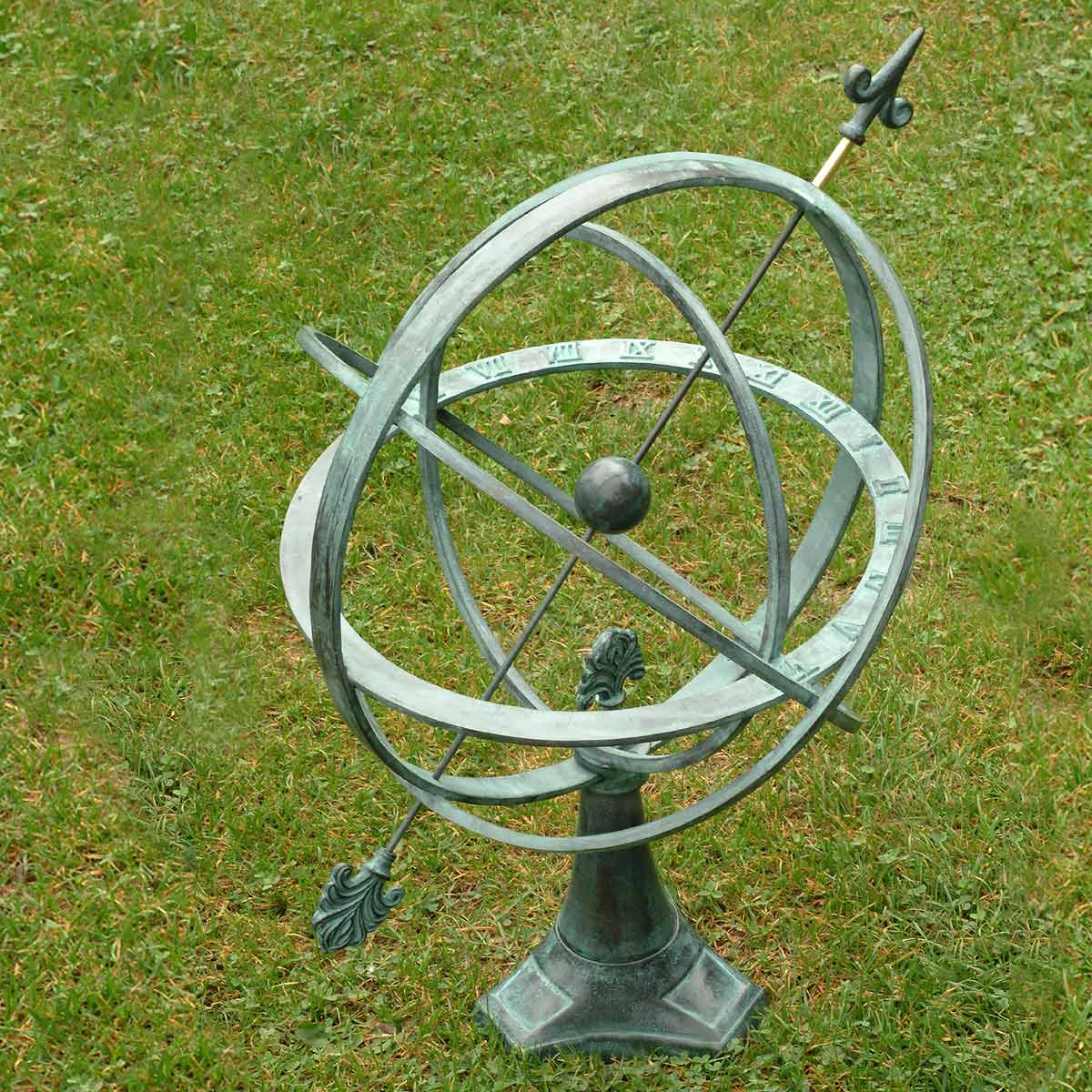zondag chrysant Geruststellen zonnewijzer brons - 70 cm